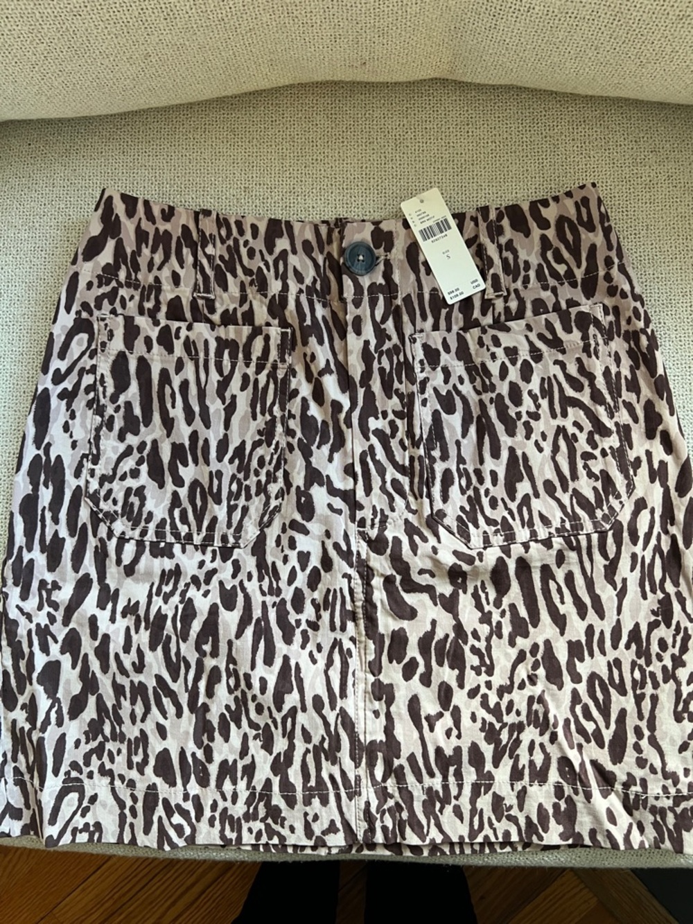 Maeve Anthropologie Leopard Print Mini Skirt - Brown/Beige - NWT!